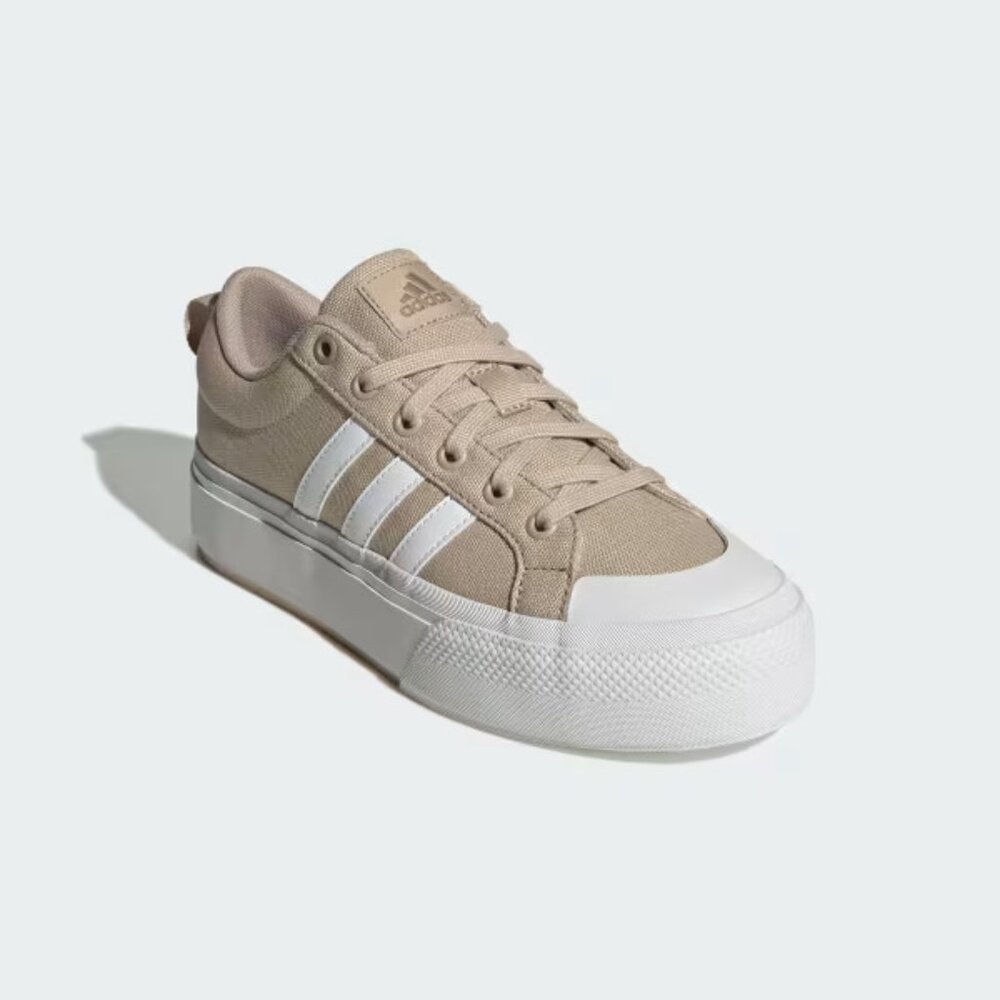 adidas Tan and White Women's Sneakers